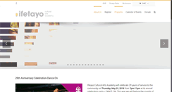 Desktop Screenshot of ifetayo.org
